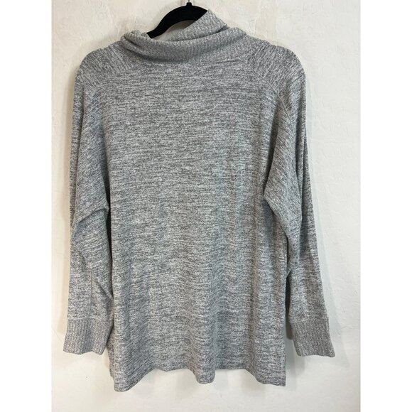 Chico's Sz 1 (US 8/10) High Neck Adjustable Cowl/Turtleneck Warm Cozy Zenergy To - Picture 4 of 5